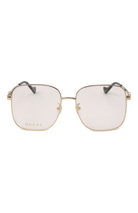 Женские оправа и цепочка GUCCI золотого цвета по цене 0 руб., арт. GG10920A 001 | Фото 5 Женские оправа и цепочка GUCCI золотого цвета, арт. GG10920A 001 | Фото 5 (Тип очков: Оправа; Очки форма: Квадратные; Оптика Гендер: оптика-женское)