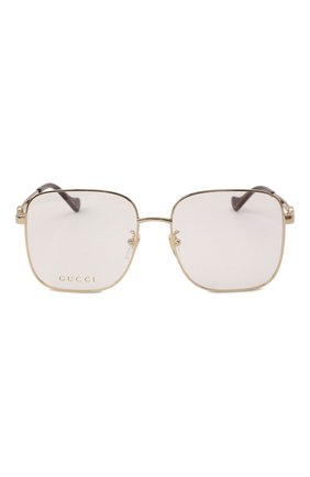 Женские оправа GUCCI золотого цвета по цене 31950 руб., арт. GG10920A 002 | Фото 3 Женские оправа GUCCI золотого цвета, арт. GG10920A 002 | Фото 3 (Тип очков: Оправа; Очки форма: Квадратные; Оптика Гендер: оптика-женское)