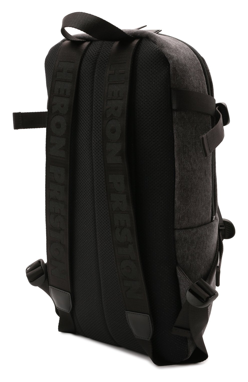 Мужской текстильный рюкзак HERON PRESTON серого цвета, арт. HMNB016S22FAB0011000 | Фото 4 (Материал: Текстиль; Стили: Кэжуэл; Размер: large)
