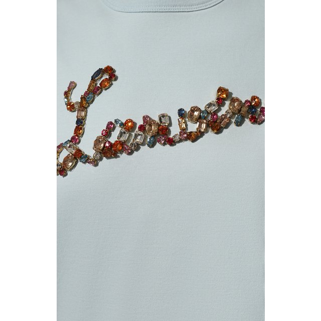 фото Хлопковая футболка lanvin
