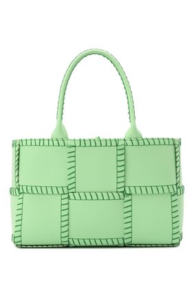 Женский сумка-тоут arco small BOTTEGA VENETA светло-зеленого цвета, арт. 691401/V1S71 | Фото 1 (Материал: Натуральная кожа; Размер: small; Сумки-технические: Сумки-шопперы)