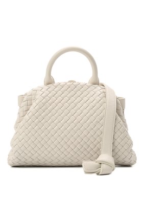 Женская сумка bv handle small BOTTEGA VENETA молочного цвета по цене 362000 руб., арт. 691188/V01D1 | Фото 7 Женская сумка bv handle small BOTTEGA VENETA молочного цвета, арт. 691188/V01D1 | Фото 7 (Сумки-технические: Сумки через плечо, Сумки top-handle; Материал: Натуральная кожа; Ремень/цепочка: На ремешке; Размер: small)