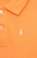 Детское хлопковое поло POLO RALPH LAUREN оранжевого цвета, арт. 312811484 | Фото 3 (Рукава: Короткие; Материал внешний: Хлопок; Ростовка одежда: 5 лет | 110 см, 6 лет | 116 см)