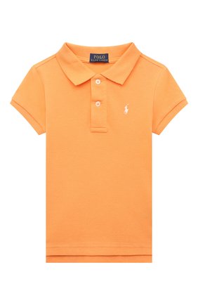 Детское хлопковое поло POLO RALPH LAUREN оранжевого цвета по цене 6580 руб., арт. 311811484 | Фото 1 Детское хлопковое поло POLO RALPH LAUREN оранжевого цвета, арт. 311811484 | Фото 1 (Материал внешний: Хлопок; Рукава: Короткие; Ростовка одежда: 2 года | 92 см, 3 года | 98 см, 4 года | 104 см)