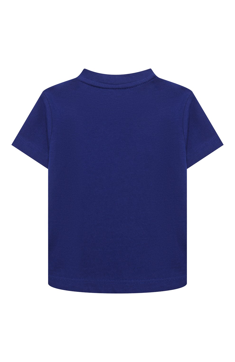 Детский хлопковая футболка POLO RALPH LAUREN синего цвета, арт. 320865660 | Фото 2 (Кросс-КТ НВ: Футболка)