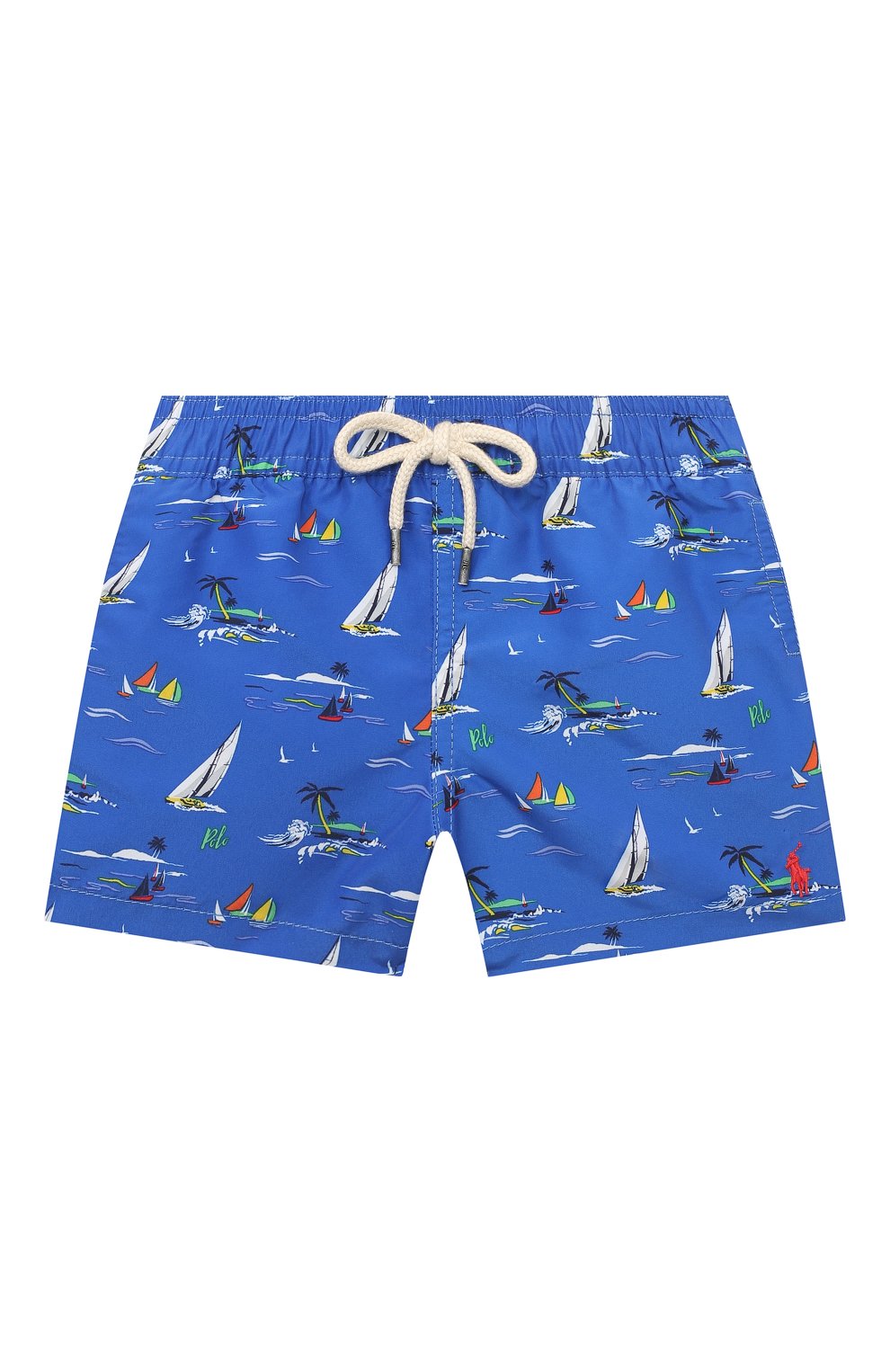 Детского плавки-шорты POLO RALPH LAUREN синего цвета, арт. 320865242 | Фото 1 (Кросс-КТ НВ: Плавки)