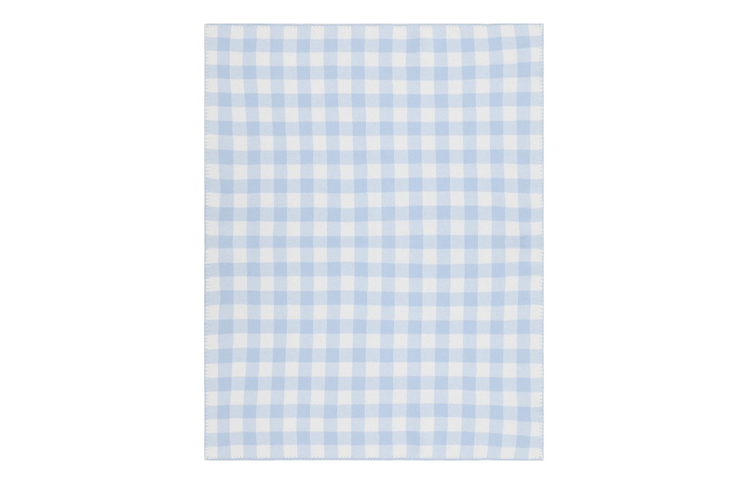 Детского хлопковое одеяло POLO RALPH LAUREN голубого цвета, арт. 320864895 | Фото 2