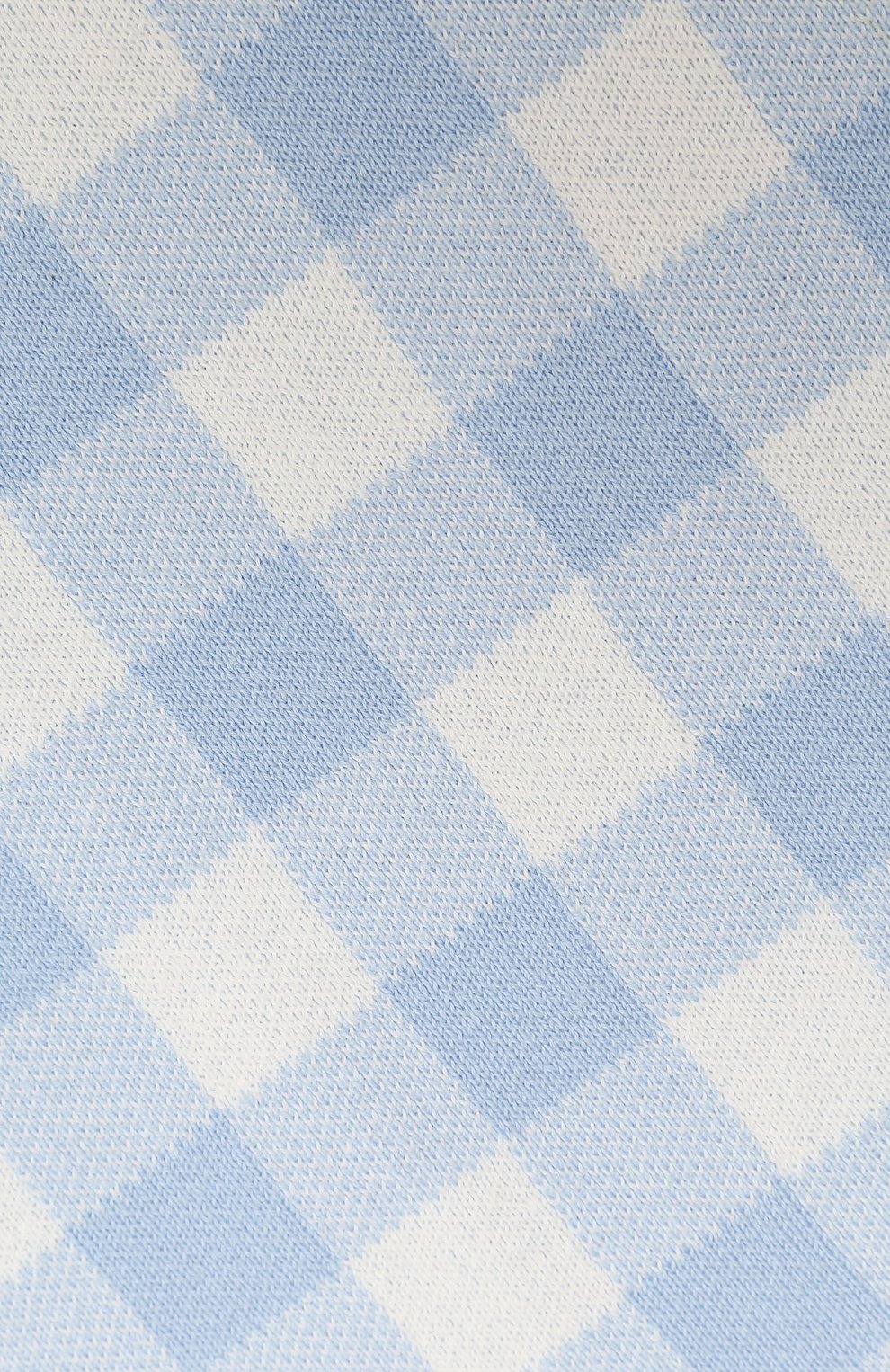 Детского хлопковое одеяло POLO RALPH LAUREN голубого цвета, арт. 320864895 | Фото 3