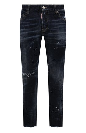 dsquared jeans paint splatter black
