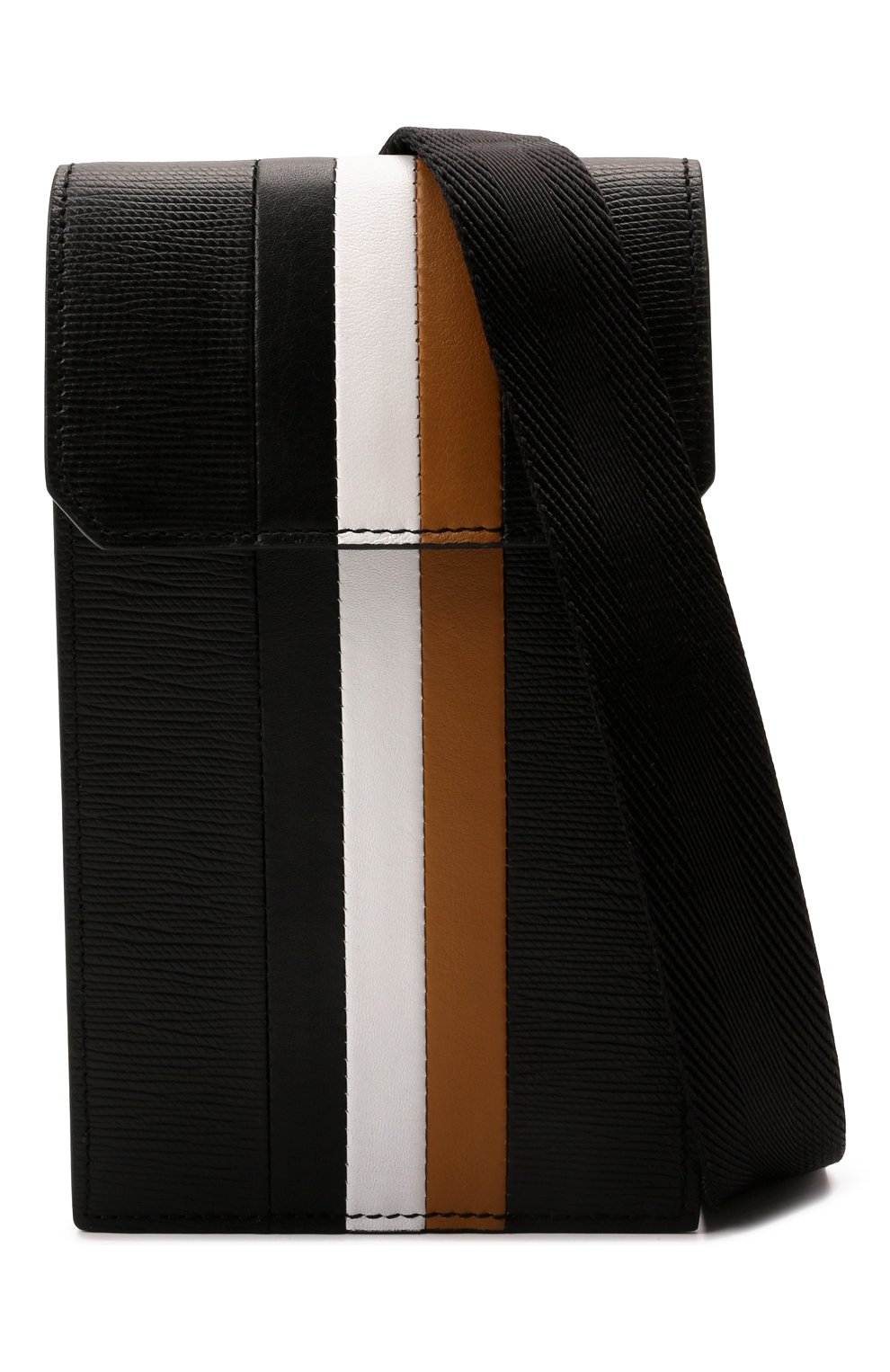 Кожаный чехол для iphone BOSS черного цвета, арт. 50470829 | Фото 6 (Женское Кросс-КТ: Кожа iPhone; Материал: Натуральная кожа)