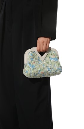 Женская сумка point small BOTTEGA VENETA разноцветного цвета по цене 189500 руб., арт. 690677/V1T61 | Фото 2 Женская сумка point small BOTTEGA VENETA разноцветного цвета, арт. 690677/V1T61 | Фото 2 (Сумки-технические: Сумки через плечо, Сумки top-handle; Ремень/цепочка: На ремешке; Материал: Текстиль; Размер: small)
