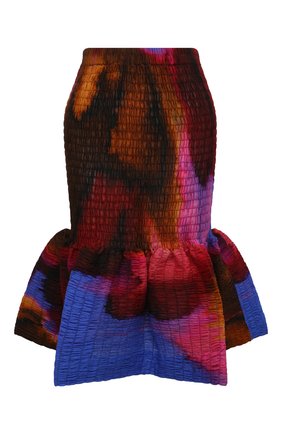 Женская хлопковая юбка DRIES VAN NOTEN разноцветного цвета по цене 108500 руб., арт. 221-010841-4125 | Фото 1 Женская хлопковая юбка DRIES VAN NOTEN разноцветного цвета, арт. 221-010841-4125 | Фото 1 (Материал внешний: Хлопок; Длина Ж (юбки, платья, шорты): До колена; Женское Кросс-КТ: Юбка-одежда; Стили: Романтичный)