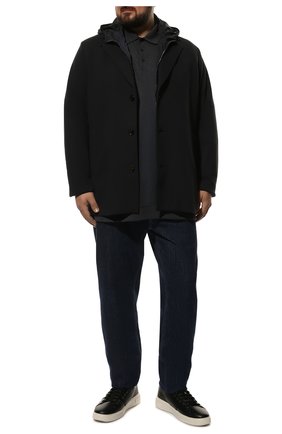 Мужская хлопковая куртка ortega-raf MOORER темно-синего цвета, арт. 0RTEGA-RAF/M0UGI100349-TEPA089 | Фото 2 (Материал внешний: Хлопок; Рукава: Длинные; Материал подклада: Синтетический материал; Длина (верхняя одежда): До середины бедра; Кросс-КТ: Ветровка, Куртка; Стили: Кэжуэл; Big sizes: Big Sizes)