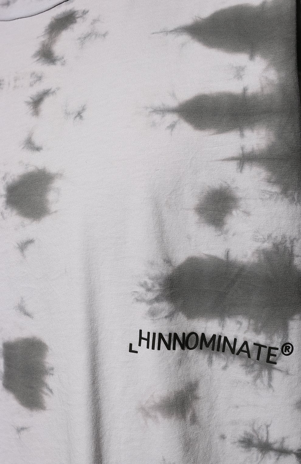 Мужская хлопковая футболка HINNOMINATE серого цвета, арт. HUS2/HNM79STMM | Фото 5 (Рукава: Короткие; Длина (для топов): Стандартные; Принт: С принтом; Материал внешний: Хлопок; Стили: Спорт-шик)