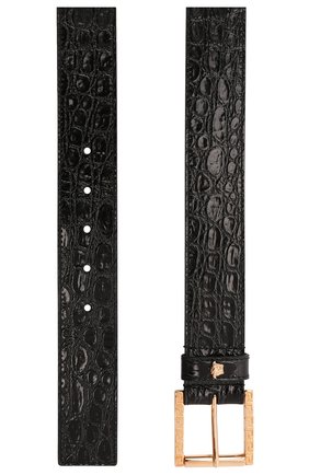 Мужской кожаный ремень VERSACE черного цвета по цене 45050 руб., арт. 1001061/1A00866 | Фото 3 Мужской кожаный ремень VERSACE черного цвета, арт. 1001061/1A00866 | Фото 3 (Случай: Повседневный; Материал: Натуральная кожа)