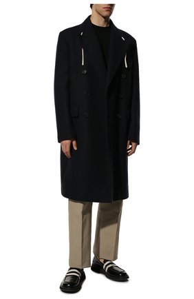 Мужские кожаные лоферы PREMIATA черного цвета, арт. 31964/LUCE | Фото 2 (Материал внешний: Кожа; Материал внутренний: Натуральная кожа; Стили: Кэжуэл)
