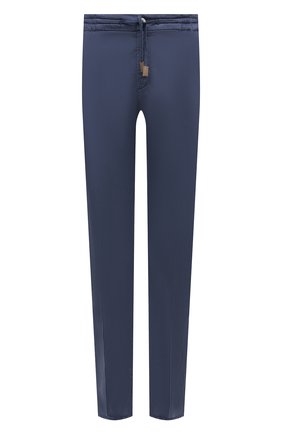 Мужские брюки ANDREA CAMPAGNA синего цвета, арт. AC208/T166.646 | Фото 1 (Материал внешний: Лиоцелл, Растительное волокно; Длина (брюки, джинсы): Стандартные; Случай: Повседневный; Силуэт М (брюки): Чиносы; Стили: Кэжуэл)