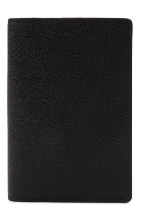 Мужской кожаная обложка для паспорта MAISON MARGIELA черного цвета, арт. S35UI0505/P4745 | Фото 1 (Кросс-КТ: обложки и футляры; Материал: Натуральная кожа)