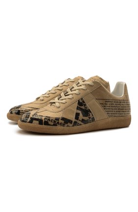 Мужские кеды replica MAISON MARGIELA темно-бежевого цвета по цене 69950 руб., арт. S57WS0432/P4710 | Фото 1 Мужские кеды replica MAISON MARGIELA темно-бежевого цвета, арт. S57WS0432/P4710 | Фото 1 (Материал внутренний: Натуральная кожа, Текстиль; Материал внешний: Экокожа; Материал утеплителя: Без утеплителя; Стили: Классический)