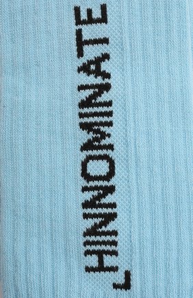 Мужские хлопковые носки HINNOMINATE голубого цвета, арт. HAS2/HNAM15CZ | Фото 2 (Материал внешний: Хлопок; Кросс-КТ: бельё)