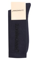 Мужские хлопковые носки HINNOMINATE темно-синего цвета, арт. HAS2/HNAM15CZ | Фото 1 (Кросс-КТ: бельё; Материал внешний: Хлопок)