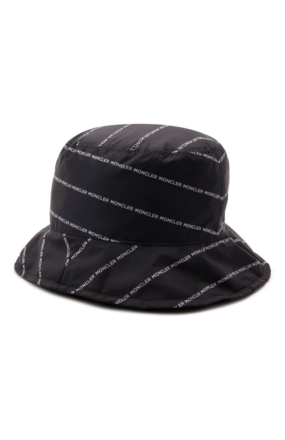 Мужская панама MONCLER темно-синего цвета по цене 26600 руб., арт. H1-091-3B000-09-595RF | Фото 3 Мужская панама MONCLER темно-синего цвета, арт. H1-091-3B000-09-595RF | Фото 3 (Материал: Текстиль, Синтетический материал)
