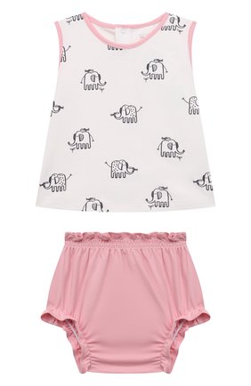 Детский комплект из топа и шорт KISSY KISSY розового цвета по цене 6170 руб., арт. XGD00044I. | Фото 1 Детский комплект из топа и шорт KISSY KISSY розового цвета, арт. XGD00044I. | Фото 1 (Кросс-КТ НВ: Костюм)
