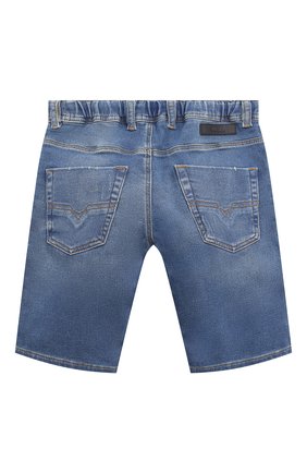Детские джинсовые шорты DIESEL синего цвета, арт. 00J3CI-KXBCD | Фото 2 (Материал внешний: Хлопок)