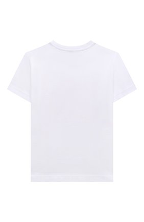Детская хлопковая футболка DIESEL белого цвета, арт. J00575-KYATB | Фото 2 (Материал внешний: Хлопок; Рукава: Короткие)