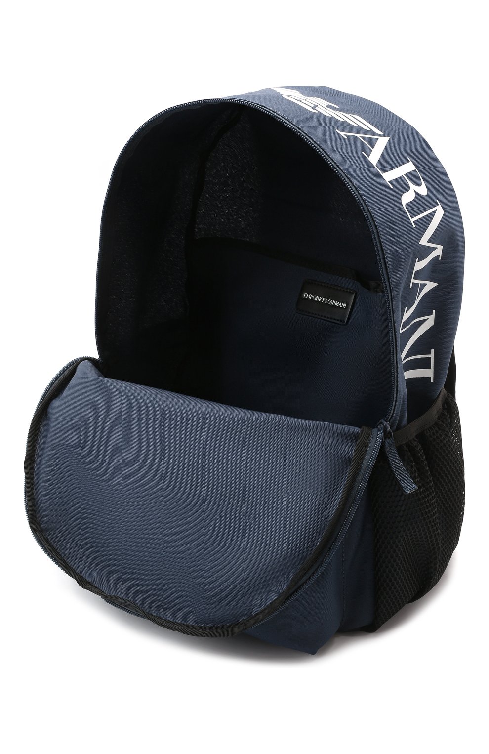 Детская рюкзак EMPORIO ARMANI синего цвета, арт. 402533/2R577 | Фото 3 (Материал: Текстиль)