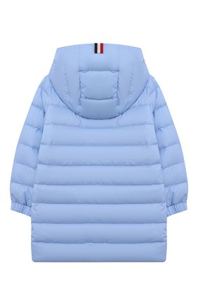 Детского пуховая куртка MONCLER голубого цвета, арт. H1-951-1C000-06-53333/9-12M | Фото 2 (Кросс-КТ НВ: Куртки)