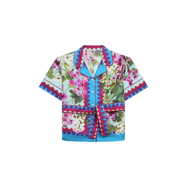 Шелковая блузка Dolce & Gabbana L55S42/G7B3T/8-14
