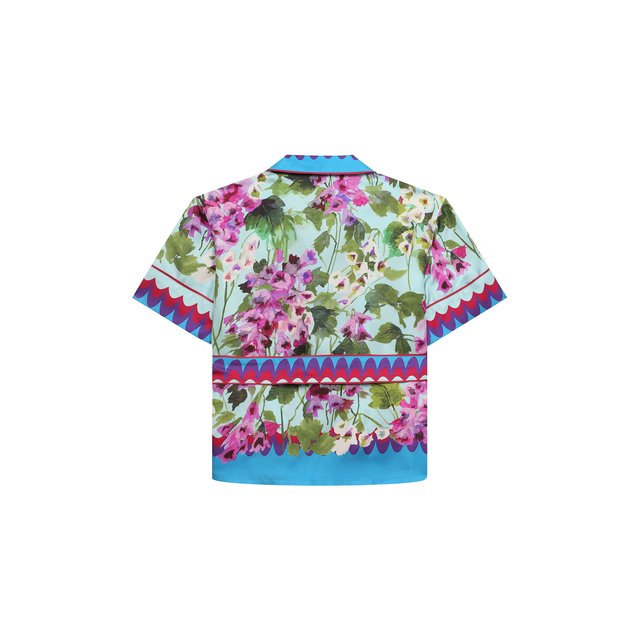 Шелковая блузка Dolce & Gabbana L55S42/G7B3T/8-14 Фото 2
