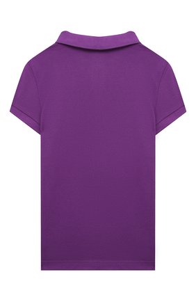 Детское хлопковое поло POLO RALPH LAUREN фиолетового цвета по цене 7555 руб., арт. 313811484 | Фото 2 Детское хлопковое поло POLO RALPH LAUREN фиолетового цвета, арт. 313811484 | Фото 2 (Рукава: Короткие; Материал внешний: Хлопок; Ростовка одежда: 12 лет | 152 см, 9 лет | 134 см, 8 лет | 128 см, 13 - 15 лет | 158 см)