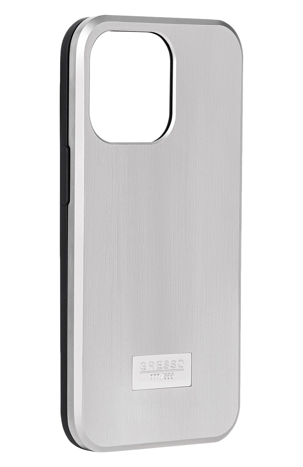 Титановый чехол м7 для iphone 13 pro GRESSO серебряного цвета, арт. GRM07TCKT13P | Фото 2 (Материал: Металл)