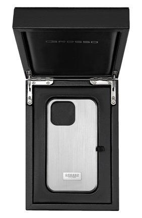 Титановый чехол м7 для iphone 13 pro GRESSO серебряного цвета, арт. GRM07TCKT13P | Фото 5 (Материал: Металл)