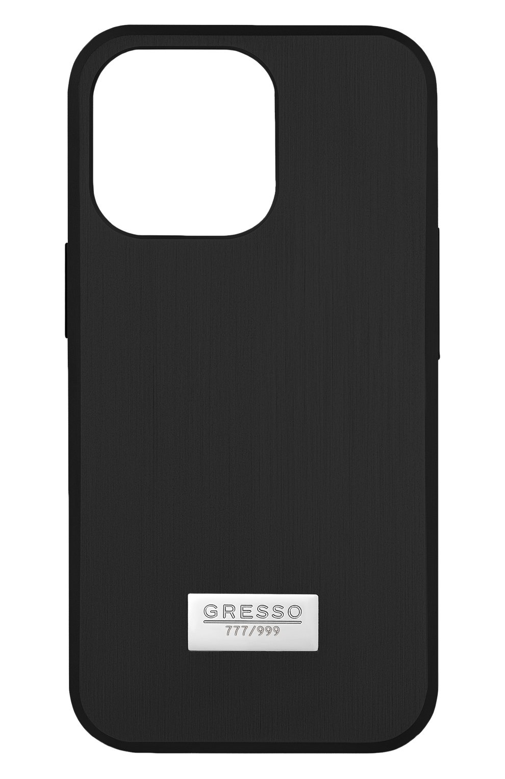 Титановый чехол м8 для iphone 13 pro GRESSO черного цвета, арт. GRM08TCKB13P | Фото 1 (Материал: Металл)
