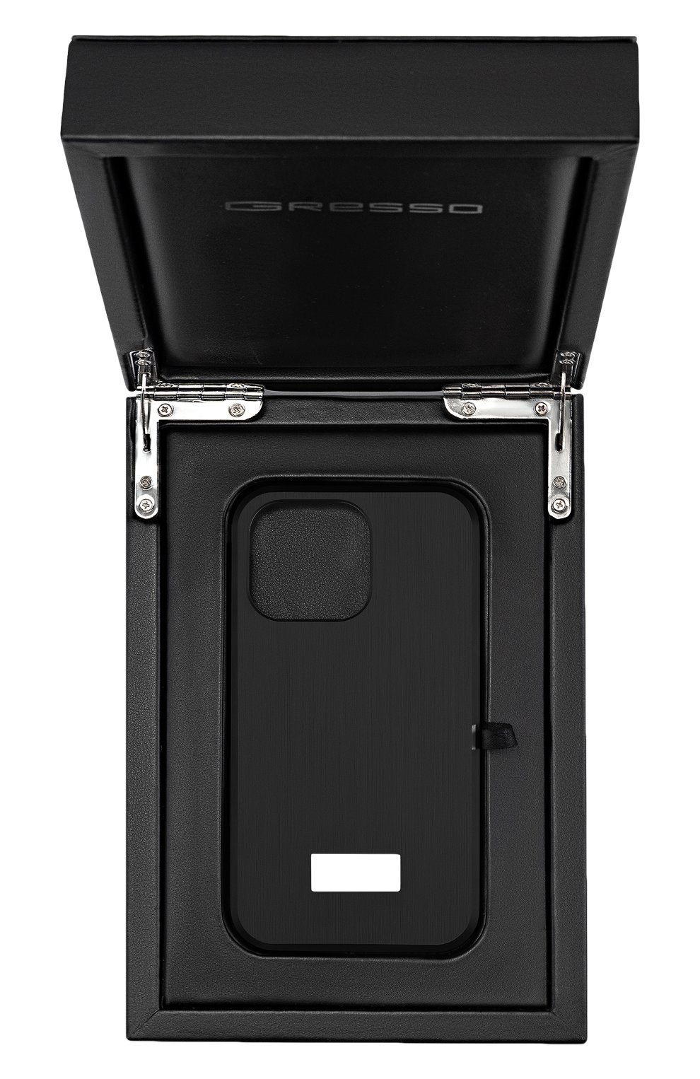 Титановый чехол м8 для iphone 13 pro GRESSO черного цвета по цене 55000 руб., арт. GRM08TCKB13P | Фото 5 Титановый чехол м8 для iphone 13 pro GRESSO черного цвета, арт. GRM08TCKB13P | Фото 5 (Материал: Металл)