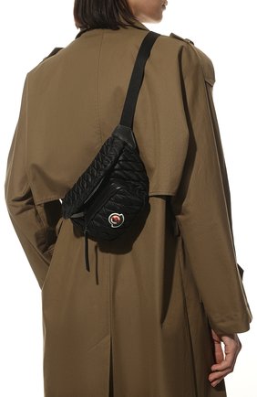 Женская поясная сумка felicie MONCLER черного цвета, арт. H1-09B-5M000-02-M1693 | Фото 2 (Размер: small; Материал: Текстиль; Ремень/цепочка: На ремешке; Стили: Спорт)
