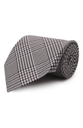 Мужской шелковый галстук TOM FORD сиреневого цвета, арт. 3TF35/XTF | Фото 1 (Материал: Шелк, Текстиль; Принт: С принтом)