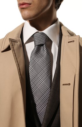 Мужской шелковый галстук TOM FORD сиреневого цвета, арт. 3TF35/XTF | Фото 2 (Материал: Шелк, Текстиль; Принт: С принтом)
