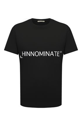 Мужская хлопковая футболка HINNOMINATE черного цвета по цене 7465 руб., арт. HUS2/HNM67STMM | Фото 1