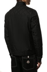 Мужская пуховая куртка atiu MONCLER черного цвета, арт. H1-091-1A000-10-68352 | Фото 4 (Кросс-КТ: Куртка; Рукава: Длинные; Материал внешний: Синтетический материал; Мужское Кросс-КТ: Куртка-пуховая; Материал подклада: Синтетический материал; Длина (верхняя одежда): Короткие; Материал утеплителя: Пух и перо; Стили: Кэжуэл)