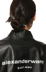 Женская гребень для волос ALEXANDRE DE PARIS серебряного цвета, арт. NFCH-50443 A | Фото 2 (Материал: Металл)