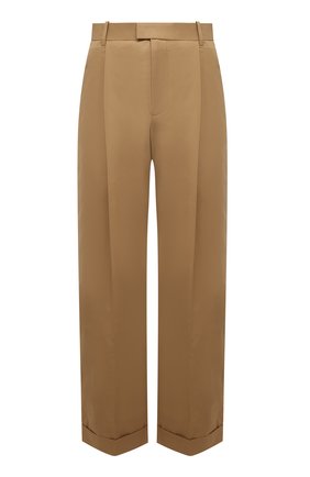 Мужские хлопковые брюки BOTTEGA VENETA бежевого цвета по цене 79250 руб., арт. 685253/VKEC0 | Фото 1