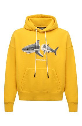 Мужской хлопковое худи PALM ANGELS желтого цвета по цене 87050 руб., арт. PMBB058S22FLE0051809 | Фото 1 Мужской хлопковое худи PALM ANGELS желтого цвета, арт. PMBB058S22FLE0051809 | Фото 1 (Материал внешний: Хлопок; Длина (для топов): Стандартные; Рукава: Длинные; Мужское Кросс-КТ: Худи-одежда; Принт: С принтом; Стили: Спорт-шик)