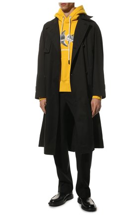 Мужской хлопковое худи PALM ANGELS желтого цвета по цене 87050 руб., арт. PMBB058S22FLE0051809 | Фото 2 Мужской хлопковое худи PALM ANGELS желтого цвета, арт. PMBB058S22FLE0051809 | Фото 2 (Материал внешний: Хлопок; Длина (для топов): Стандартные; Рукава: Длинные; Мужское Кросс-КТ: Худи-одежда; Принт: С принтом; Стили: Спорт-шик)
