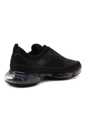 Мужские кроссовки cloudbust PRADA черного цвета, арт. 2EG298-2OD8-F0002 | Фото 5 (Материал внешний: Текстиль; Стили: Классический; Материал утеплителя: Без утеплителя)