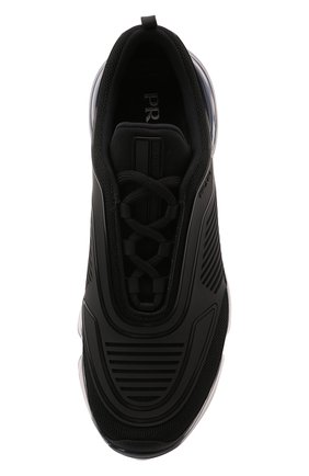 Мужские кроссовки cloudbust PRADA черного цвета, арт. 2EG298-2OD8-F0002 | Фото 6 (Материал внешний: Текстиль; Стили: Классический; Материал утеплителя: Без утеплителя)