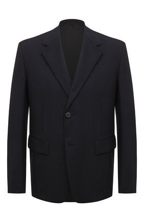 Мужской шерстяной пиджак PRADA темно-синего цвета по цене 315000 руб., арт. UGM169-1P3Z-F0008-221 | Фото 1